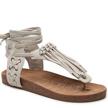 Incaltaminte Femei Sam Edelman Kyra Flat Sandal Light Grey