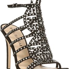 Via Spiga Tisa Black Kid Suede Leather