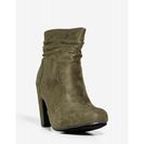 Incaltaminte Femei CheapChic Around Here Bootie Olive