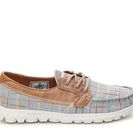Incaltaminte Femei SKECHERS On The Go Unwind Boat Shoe TanLight Blue