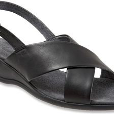 Trotters Lee Black Soft Leather