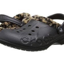 Incaltaminte Femei Crocs Baya Leopard Liner Clog OnyxGold