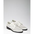 Incaltaminte Femei Forever21 Perforated Faux Leather Oxfords White