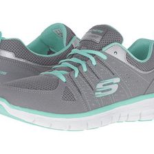 Incaltaminte Femei SKECHERS Look Book Gray Mint