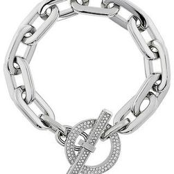 Michael Kors Pave Silver-tone Toggle Bracelet MKJ4864040 N/A