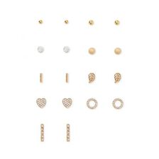 Bijuterii Femei Forever21 Rhinestone Embellished Stud Set Cleargold