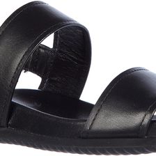 Prada Sandals Calfskin Plume Black