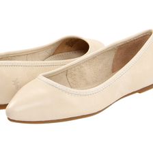 Frye Regina Ballet Off White Soft Vintage Leather