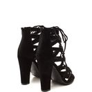 Incaltaminte Femei CheapChic Eyes On The Prize Faux Suede Heels Black