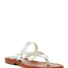 Incaltaminte Femei Matt Bernson Love Sandal SILVER PEBBLE LEATHER