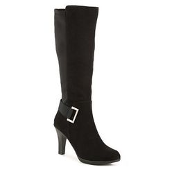 Incaltaminte Femei Kelly Katie Motif Wide Calf Boot Black