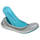 Incaltaminte Femei New Balance Womens Walking Well2Go Flat Gray with Blue Atoll amp Turquoise