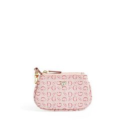 Accesorii Femei GUESS Coin Pouch with Keychain pink multi