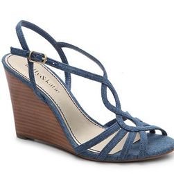 Incaltaminte Femei Kelly Katie Nessie Denim Wedge Sandal Denim Blue