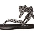 Incaltaminte Femei Sanuk Yoga Slinged Up Prints BlackWhite Tile