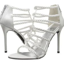 Incaltaminte Femei Stuart Weitzman Truelove Silver Raso