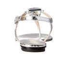 Incaltaminte Femei Michael Kors Hanne Silver Palladium Metallic Genuine Snake