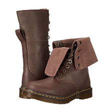 Incaltaminte Femei Dr Martens Hazil Tall Slouch Boot Dark Brown VirginiaDarkend Suede