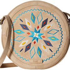 TOMS Embroidered Crossbody Natural