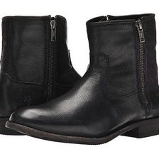 Incaltaminte Femei Frye Ethan Double Zip Black Buffalo Leather