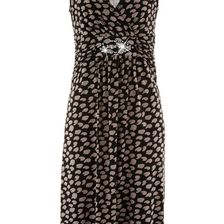 Rochie din tricot imprimat 