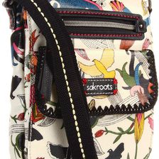 Sakroots Artist Circle Small Flap White Peace Print