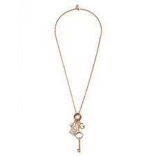 Bijuterii Femei GUESS Gold-Tone Lock and Key Charm Necklace gold