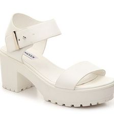 Incaltaminte Femei Steve Madden Gizi Sandal White