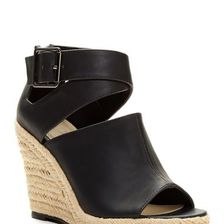 Incaltaminte Femei Michael Antonio Gins Woven Platform Wedge Black