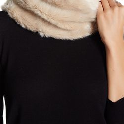 Accesorii Femei Natasha Accessories Faux Fur Knit Snood IVORY