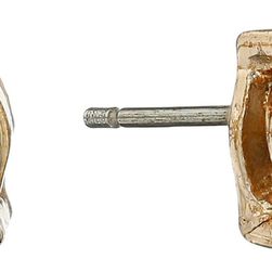 Sam Edelman Reece Stone Stud Earrings AB/Gold