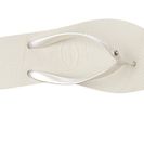 Incaltaminte Femei Havaianas Highlight Glamour Flip Flops WhiteWhite