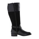 Incaltaminte Femei LAUREN Ralph Lauren Maryann Wide Calf Black Burn CalfSport Suede