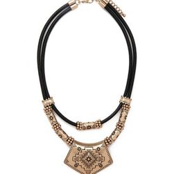 Bijuterii Femei Forever21 Tribal-Inspired Necklace Blackantique gold