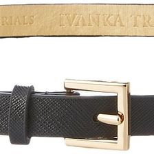 Ivanka Trump 15mm Belt with Jeweled Hip Stations Black Jet Gold