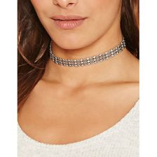 Bijuterii Femei Forever21 Burnished Chain Choker Bsilver