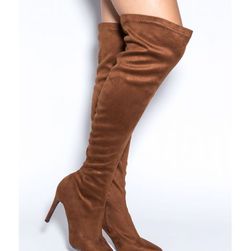 Incaltaminte Femei CheapChic Smooth Trip Over-the-knee Boots Tan