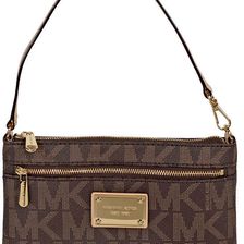 Michael Kors Jet Set Large Wristlet in Brown N/A