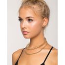 Bijuterii Femei CheapChic Wire Chain Layer Choker Met Gold
