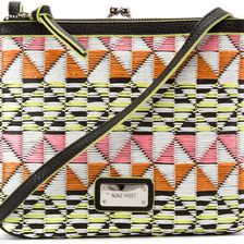 Nine West Jaya Cross Body Hot Pink Multi/Black