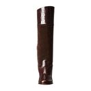 Incaltaminte Femei Michael Kors Rooney Chocolate Embossed Croco ShinySport Suede