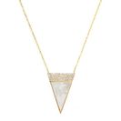 Bijuterii Femei Forever21 Moon and Lola Faux Pearl Pendant Necklace Goldclear