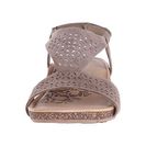 Incaltaminte Femei Aetrex Sandalistatrade Melanie Adjustable Quarter Strap Taupe