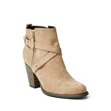 Incaltaminte Femei GUESS Simonne Faux-Suede Booties natural