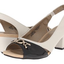 Bandolino Ryker Off-White/Black Synthetic