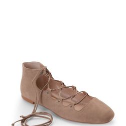 Incaltaminte Femei French Connection Hazelwood Kamilla Square Toe Ghillie Lace-Up Flats Hazelwood