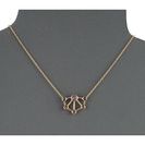 Bijuterii Femei Rebecca Minkoff Gem Stone Fan Pendant Necklace GoldPurple