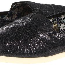 Roper Metallic Ballerina Shoe Black Metallic