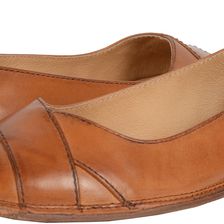 Frye Ember Cross Ballet Brown Smooth Vintage Leather