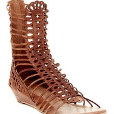Incaltaminte Femei Rebels Brooke Wedge Sandal COGNAC